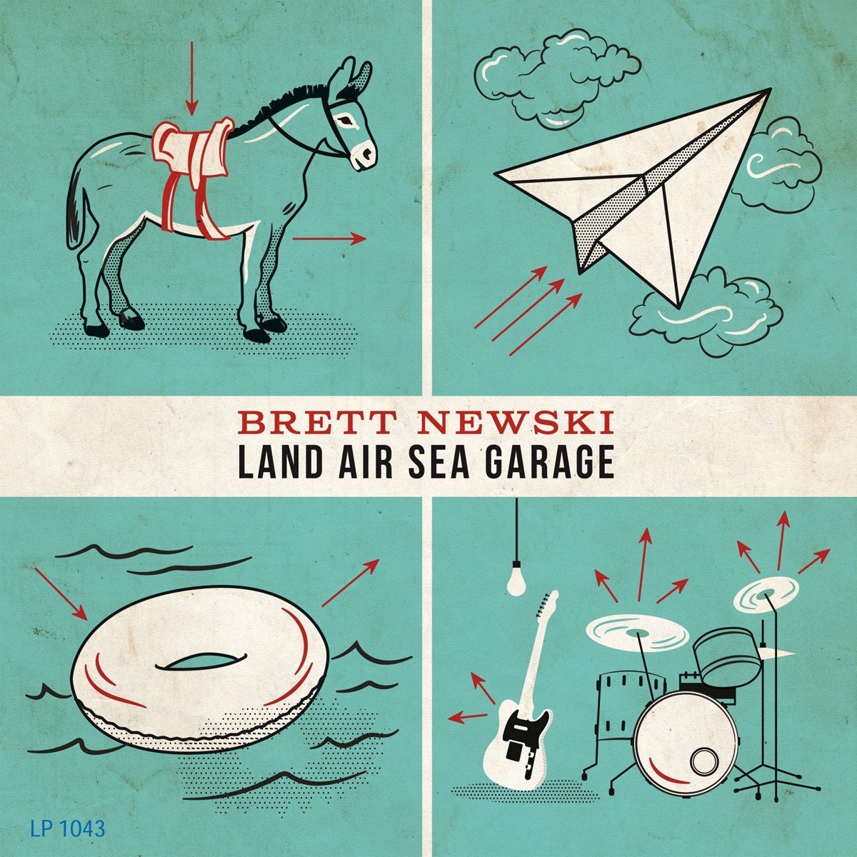 Brett Newski - Land Air Sea Garage (CD)