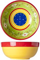 Sombrero-Green - Kom - D23xh10cm - Dolomiet - (set van 2)