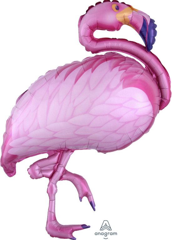Flamingo XL ballon roze