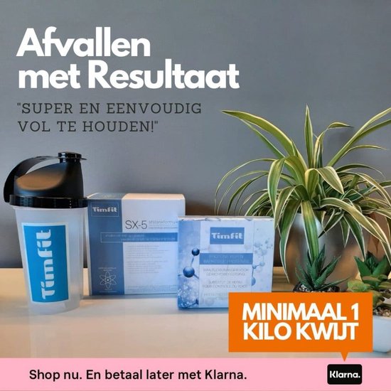 Afvallen met TimFit Bewust Wetenschappelijk bewezen Vegan Chocolade 5 dagen Koolhydraatarm Proteïne en Eiwit Afslank Shake Minimaal 1 kilo kwijt