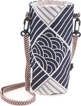 GEAR 3000 - flessentas - flessenhouder - waterfles tas - crossbody - Zwart-Wit