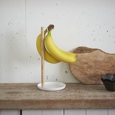 Yamazaki   Bananenhouder - Bananen Standaard Tosca - Wit - Decoratief