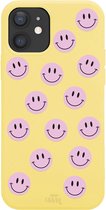 iPhone 12 Case - Smiley Colors Yellow - iPhone Plain Case