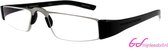Porsche Design P8801A +2.00 - Titanium/zwart - Leesbril