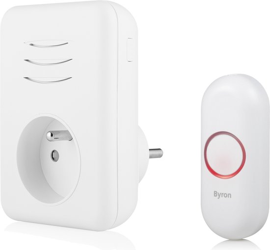 Byron gong – plugin – doorvoer – penaarde – 150 m – wit — afbeelding 3