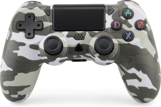 Dadson Draadloze Controller - Geschikt voor PS4 - Camouflage Wit | bol.com