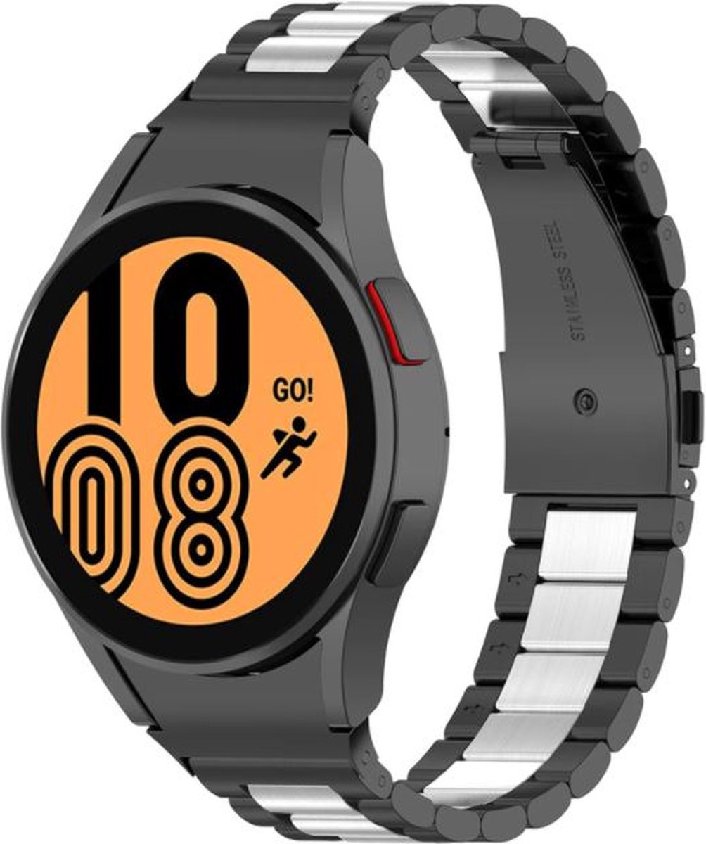 Smartwatch bandje Geschikt voor Samsung Galaxy Watch 4 Classic Horlogebandje RVS...