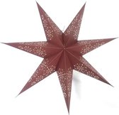luxe kerstster - papieren ster met verlichting - 60 cm - fairtrade