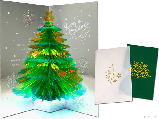 Carte de voeux Noël Pop up 3D - Neige - Carte de vœux - Achat