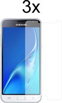 Samsung J3 2016 screenprotector - Beschermglas Samsung Galaxy J3 2016 Screen protector glas - 3 stuks