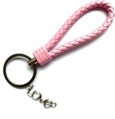 Sleutelhanger - Roze - Love - Liefde - Valentijn - Sport - Hanger - Leer - Kleur - Sportsieraad - Sieraad - Sportsieraden - Sieraden - Team - Teamkado