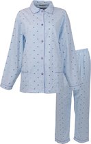 Lunatex dames pyjama flanel | MAAT XL | Strik | blue