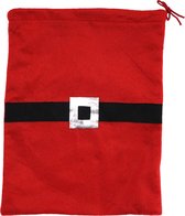 Kerst Cadeauzak - Kerstman - giftbag - cadeauverpakking - 38cm