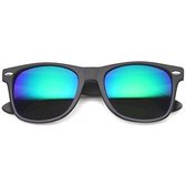 Wayfarer zonnebril spiegelglazen - Blauw/Groen Gepolariseerd