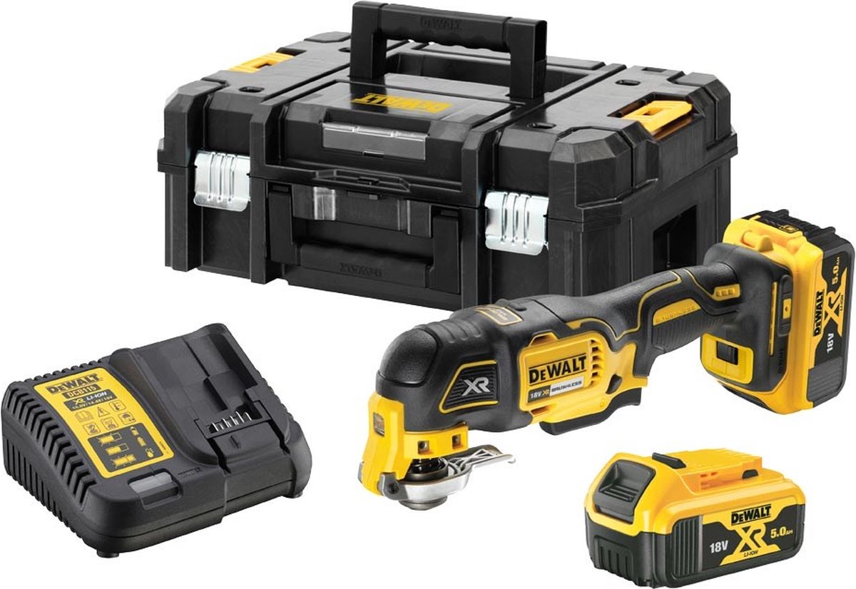 DeWALT DCS356P2 18V XR multitool met 5,0Ah accu en TSTAK thumbnail 2