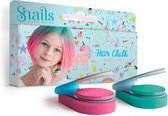 Snails Unicorn Haarkrijt Set van 2 - Meisjes - Haar -Roos en Groen