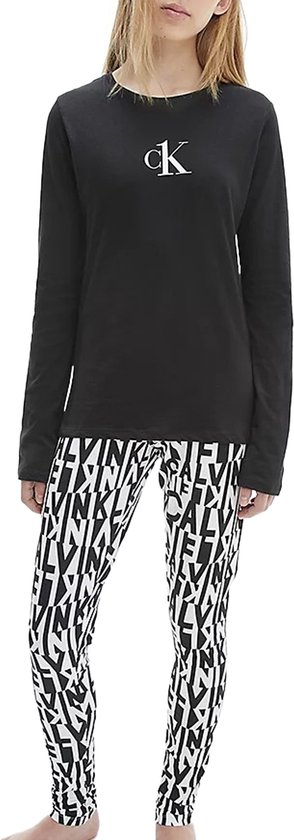 Calvin Klein Pyjamaset - Vrouwen - zwart - wit