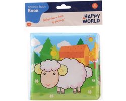 Johntoy Happy World Badboekje Boerderijdieren 14 Cm