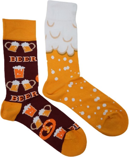 La Pèra Heren - Dames Sokken - Grappige Cool Socks - Bier Sokken - Huissokken - Happy - Cadeau - Gift - Maat 43-46 cadeau geven La Pèra Heren - Dames Sokken - Grappige Cool Socks - Bier Sokken - Huissokken - Happy - Cadeau - Gift - Maat 43-46 cadeau geven
