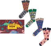 Moustard Socks Jurassic Giftbox Heren Sokken Geschenkbox - 4 Paar