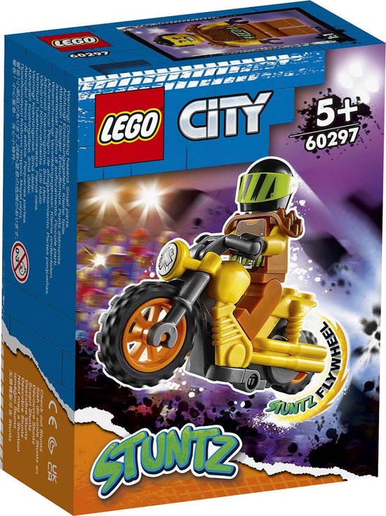 ironie campagne Vergelding LEGO 60297 City Stuntz Sloop Stuntmotorfiets, Pull-Back Speelgoedmotorset  voor... | bol.com