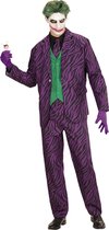 Widmann - Joker Kostuum - Classy Joker - Man - paars - Large - Carnavalskleding - Verkleedkleding