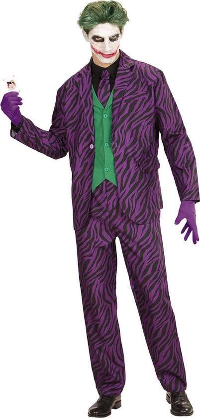 Widmann - Joker Kostuum - Classy Joker - Man - Paars - Large - Halloween -  Verkleedkleding | bol.com