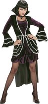 Gotisch Kostuum | Gothic Vamp Wijde Mouw | Vrouw | Medium | Halloween | Verkleedkleding