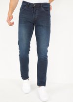 Jeans Heren Regular Fit Donkerblauw - DP11 - Blauw