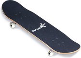 Skateboard 79 x 20 cm hout/aluminium donkerblauw