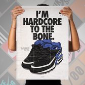 Kicks On Kanvas Poster - Nike Air Max Bw Vintage - 70 X 50 Cm - Multicolor