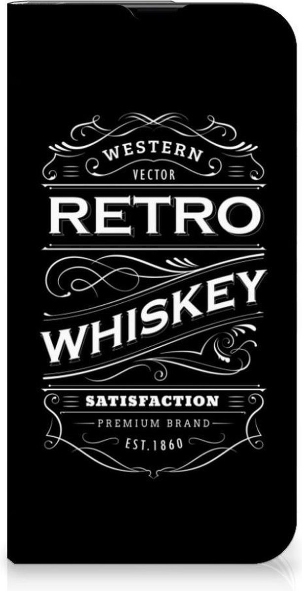 Standcase Hoesje voor iPhone 13 Pro Flip Style Cover Whiskey
