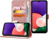 Samsung Galaxy A22 4G - Bookcase Rose - Portemonnee Hoesje