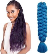 X-Pression Ultra Braid Premium - Braiding Hair Cyan Blue - Blauw - Cheveux synthétiques