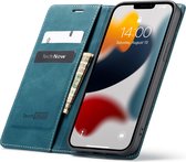 iPhone 13 Pro Hoesje Book Case Slimline Blauw