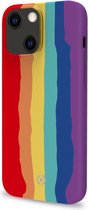 Celly RAINBOW iPhone 13 mobiele telefoon silicone Case Hoes Meerkleurig