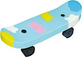 gum Skateboard junior rubber lichtblauw/zwart