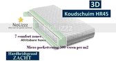 1-Persoons Matras - MICROPOCKET HR/Koudssschuim 7 ZONE 25 CM - 3D-Zacht ligcomfort - 90x210/25