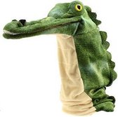 krokodil handpop 43 cm groen