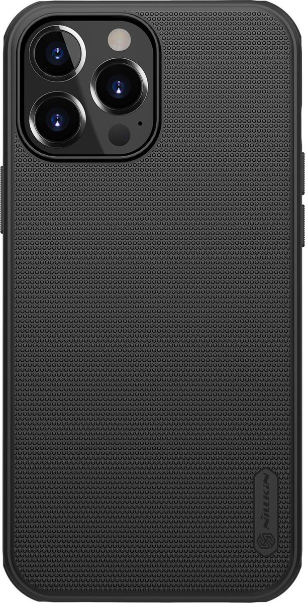 Telefoonhoesje geschikt voor iPhone 13 Pro - Super Frosted Shield Pro - Back Cover - Zwart