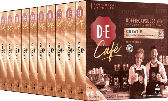 Vaccineren bod maatschappij Douwe Egberts D.E Café Creatie Koffiecups - Intensiteit 7/12 - 10 x 20  Capsules | bol.com