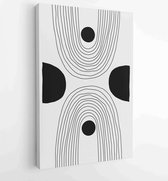 Canvas schilderij - Hand painted illustrations wall arts vector. Surface pattern design. 3 -    – 1857705607 - 40-30 Vertical