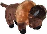 knuffel bizon 20 cm pluche bruin