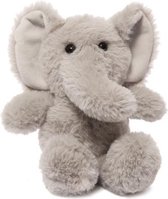 knuffel olifant junior 15 cm polyester grijs