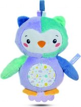 knuffeluil Play With Me Goodnight 24 cm blauw/paars