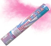 Confetti Shooter Holi Poeder Blue or Pink? - Roze
