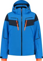 Icepeak Wintersportjas - Maat 50  - Mannen - blauw/donker blauw/oranje