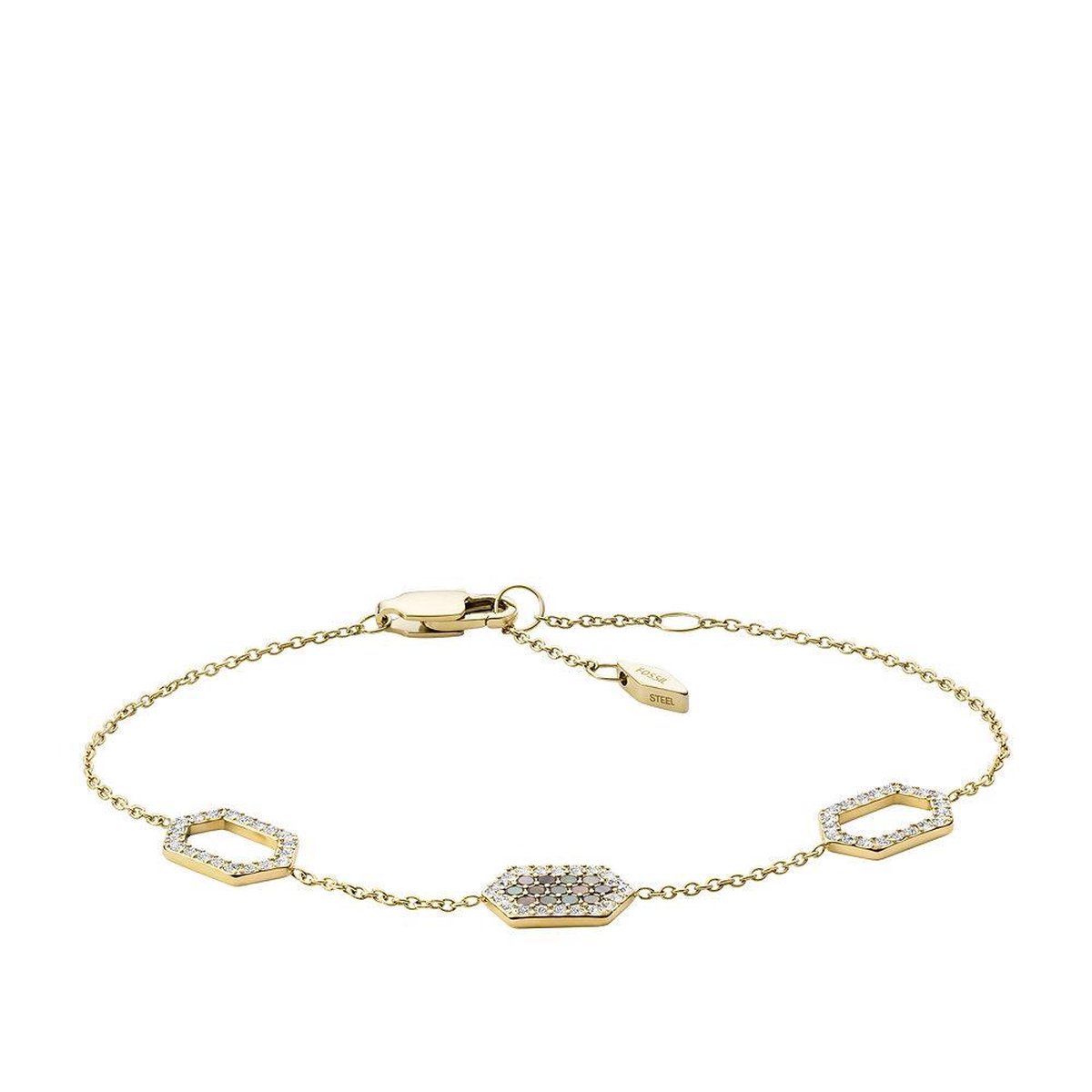 Fossil Vintage Glitz JF03863710 Damesarmband
