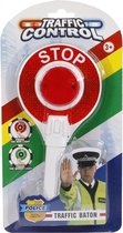 verkeersbord Stop junior 23 cm wit/rood