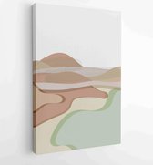 Canvas schilderij - Design for prints, cover, wallpaper, Minimal and modern wall art. 2 -    – 1870318573 - 80*60 Vertical